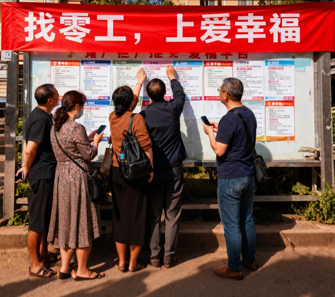 找零工，上爱幸福 